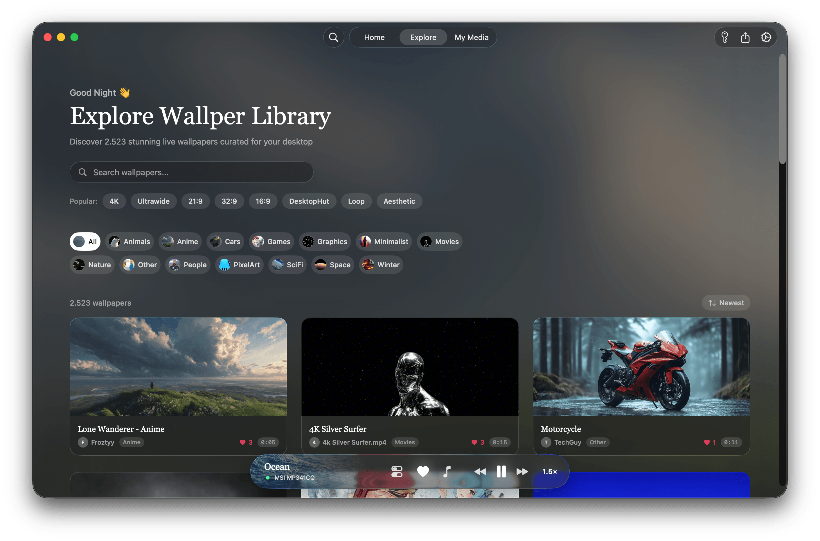 Your entire library — alive.
