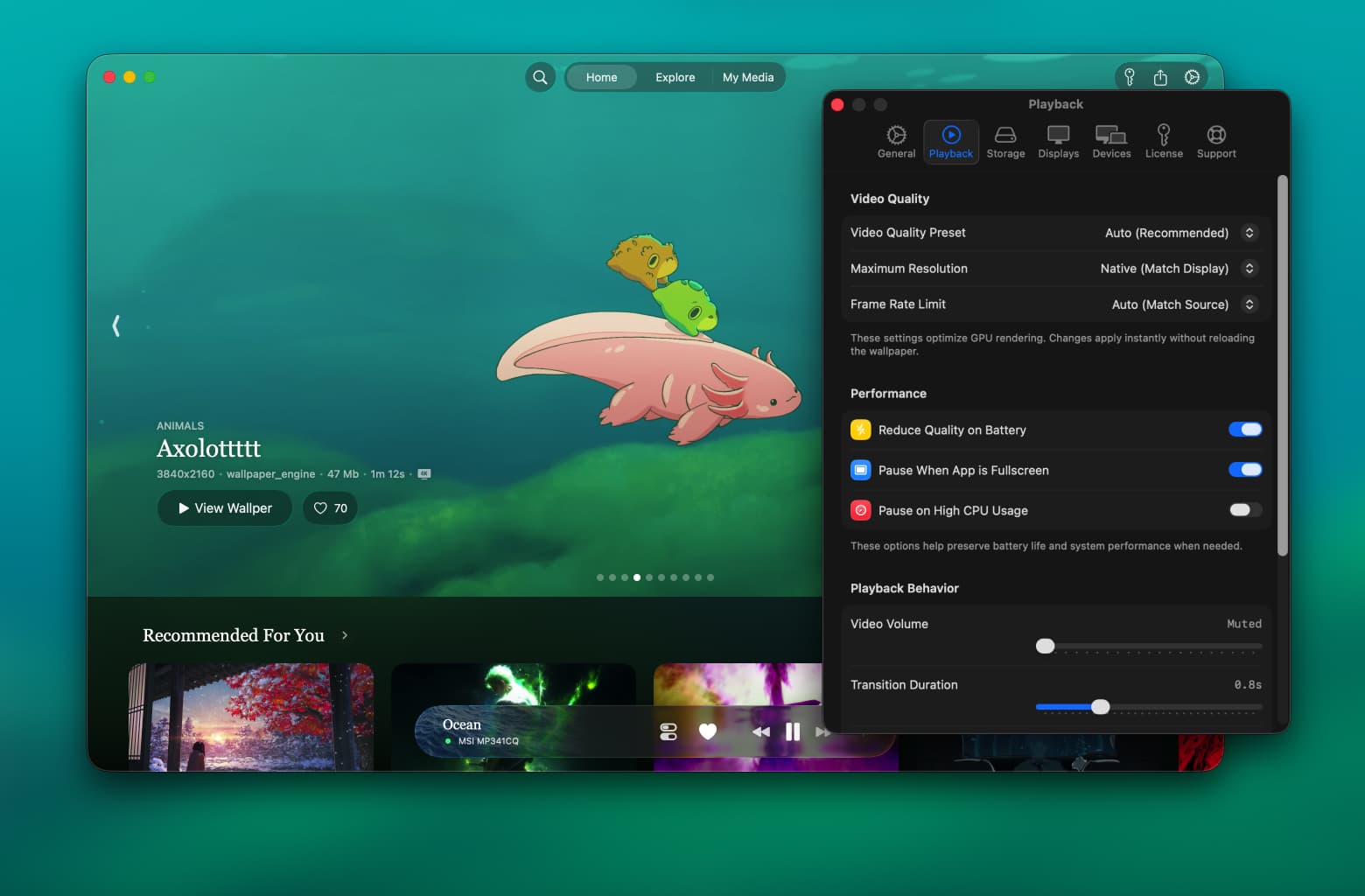 Wallper 1.5.0 Performance
& Settings Update